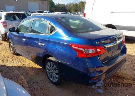 2017 Nissan Sentra S из США, поврежденный, VIN 3N1AB7AP8HY347986